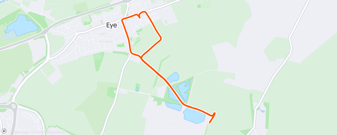 Map of the activity, Dog 🐕 Walk