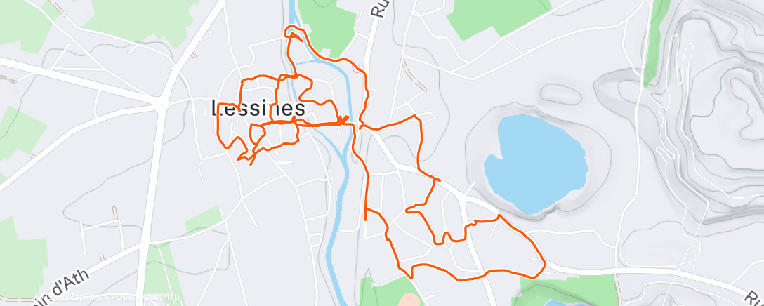 Map of the activity, Ochtendwandeling