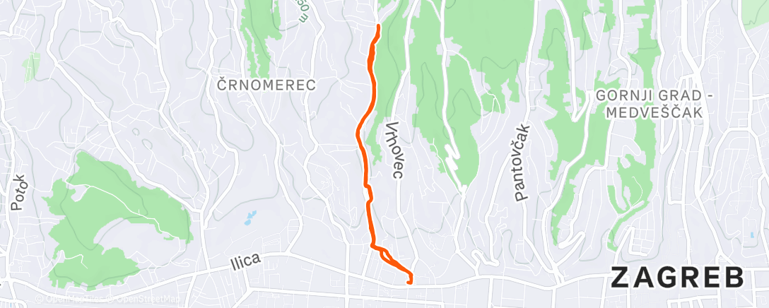Map of the activity, Rastrcavanje kolaca