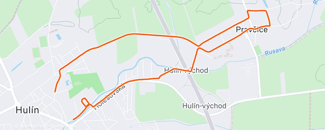 Карта физической активности (Morning Run)