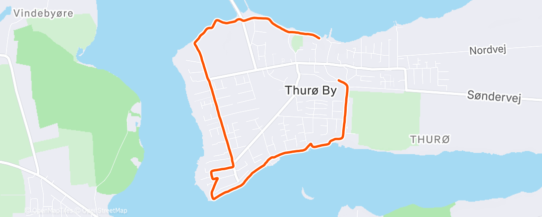 Mappa dell'attività Lunch Run