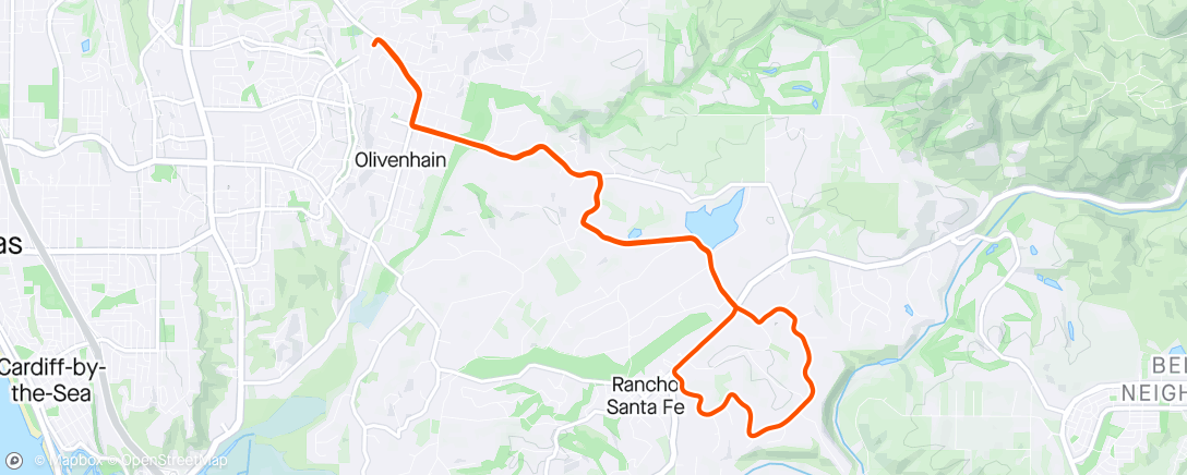Map of the activity, Morning Ride #GP5000