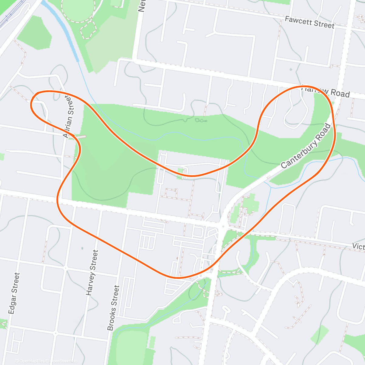 Карта физической активности (MyWhoosh Crit Racing)