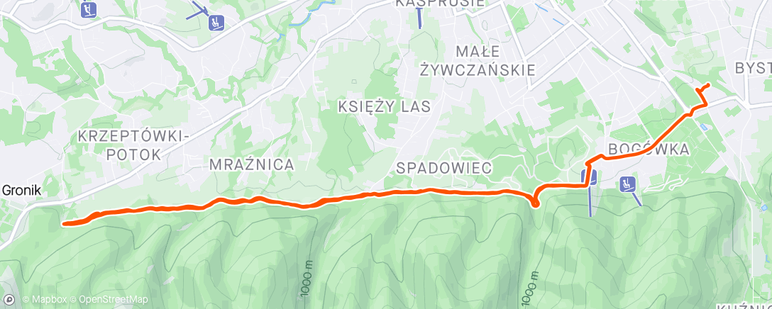 アクティビティ「Dyszka z córą ❤️」の地図
