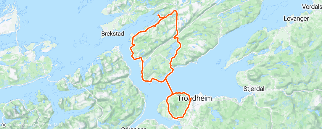 Map of the activity, SSK Fosenrunde