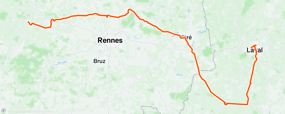 Map of the activity, Tour de France 🇫🇷 Stage 8