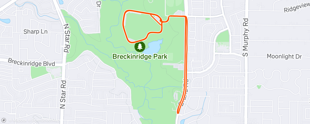 Map of the activity, Turbo Tuesday