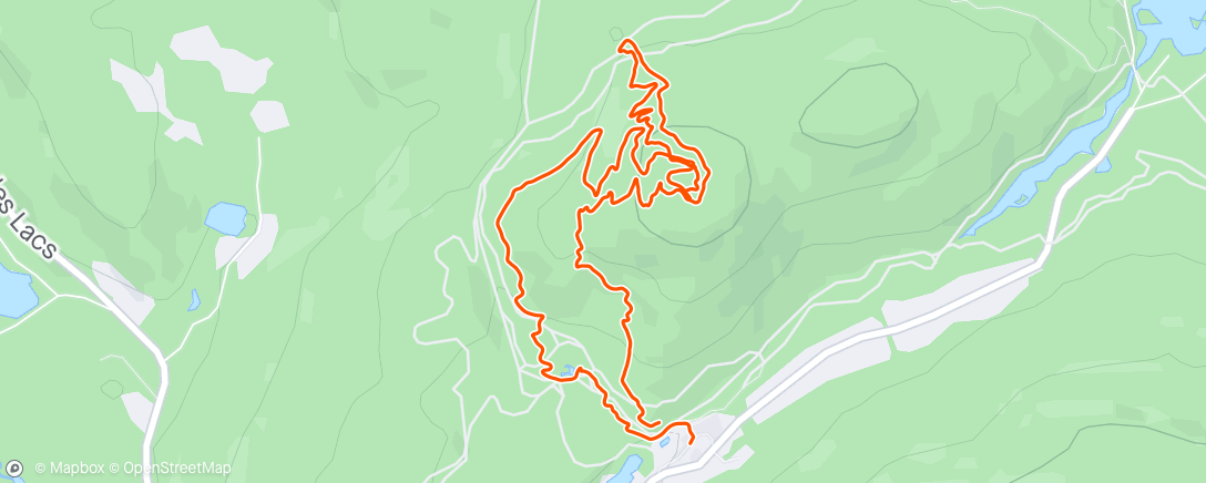 Carte de l'activité Afternoon Mountain Bike Ride