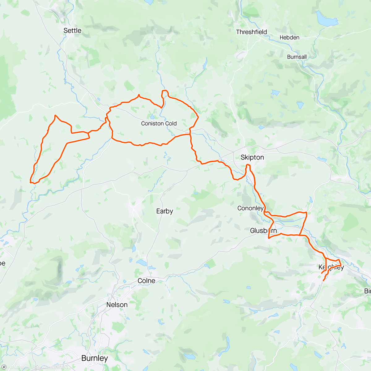 Map of the activity, Testing the new steed