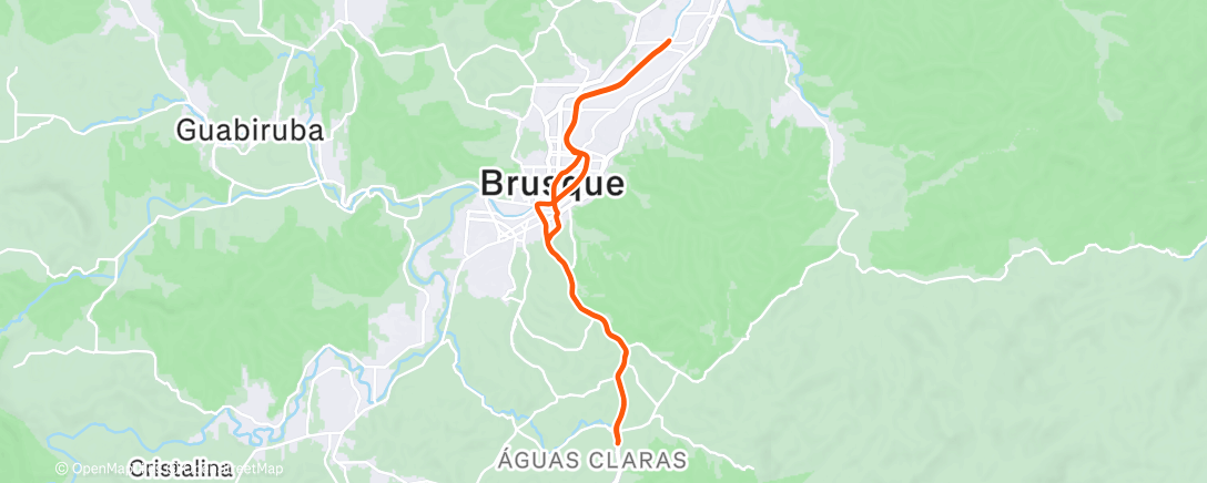 Map of the activity, Giro Beira Rio MTB