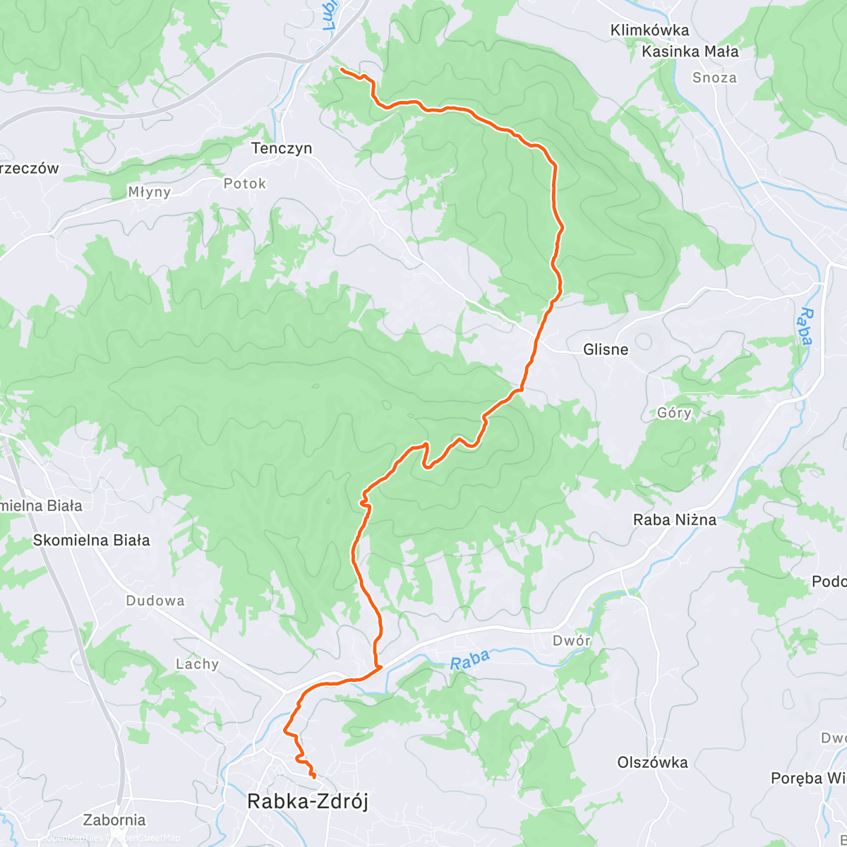 Map of the activity, Dwie górki