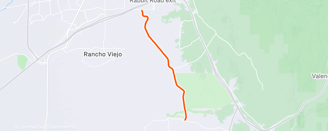 Mapa de la actividad (Morning Mountain Bike Ride)