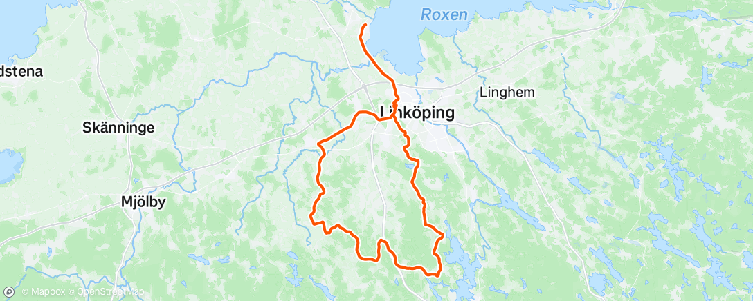 Map of the activity, Morning Ride