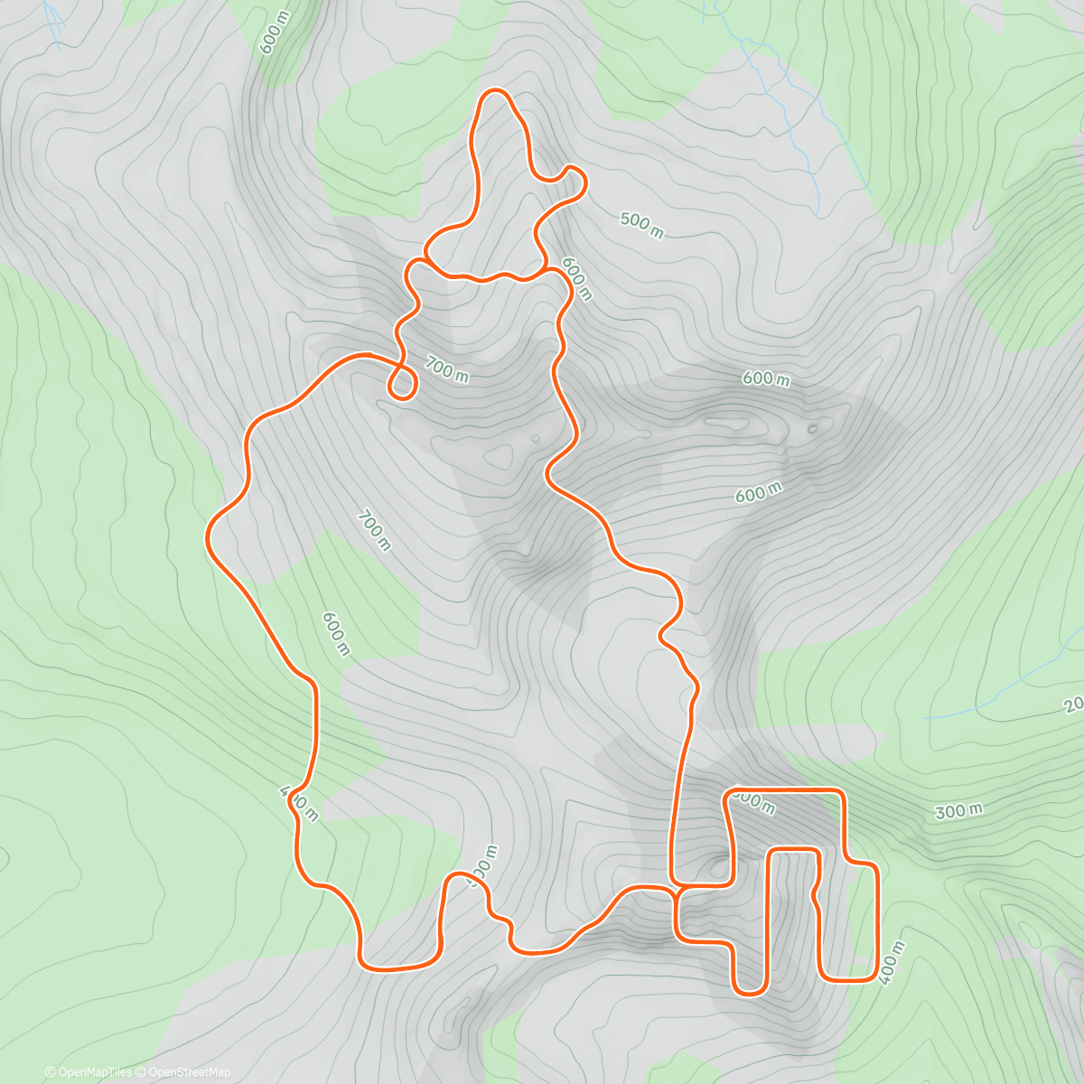 Map of the activity, Zwift - #regret warmup per il TT