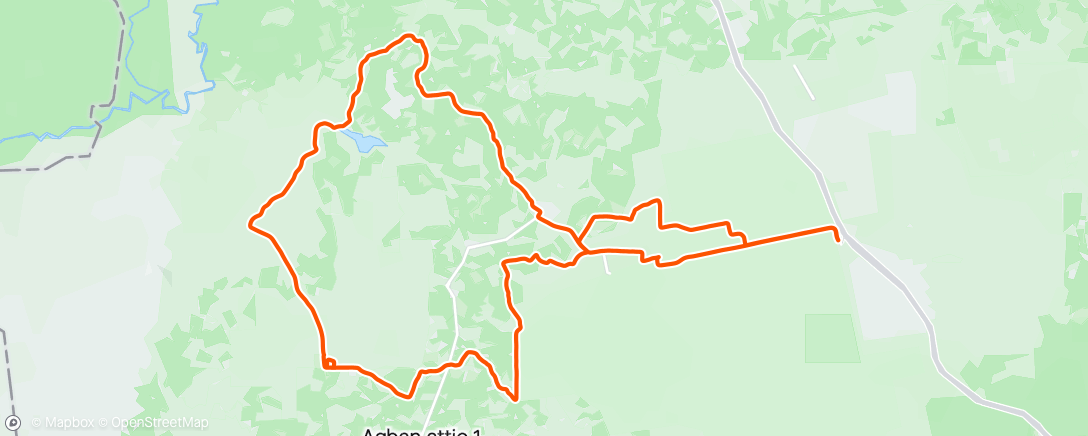 Map of the activity, Sortie VTT le matin 🌥