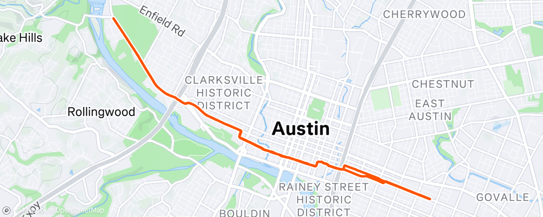 Карта физической активности (Morning Run)