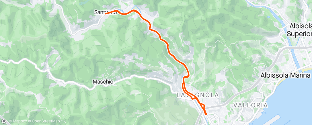 Map of the activity, Verifica bici