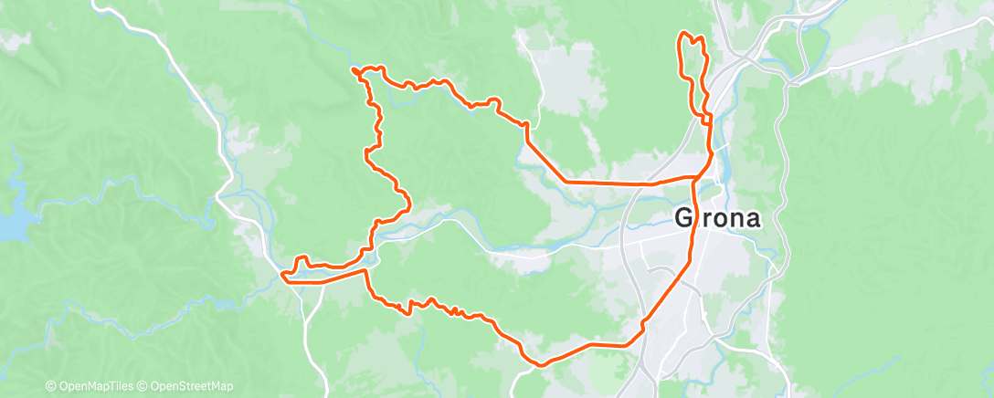 Map of the activity, Morning Ride