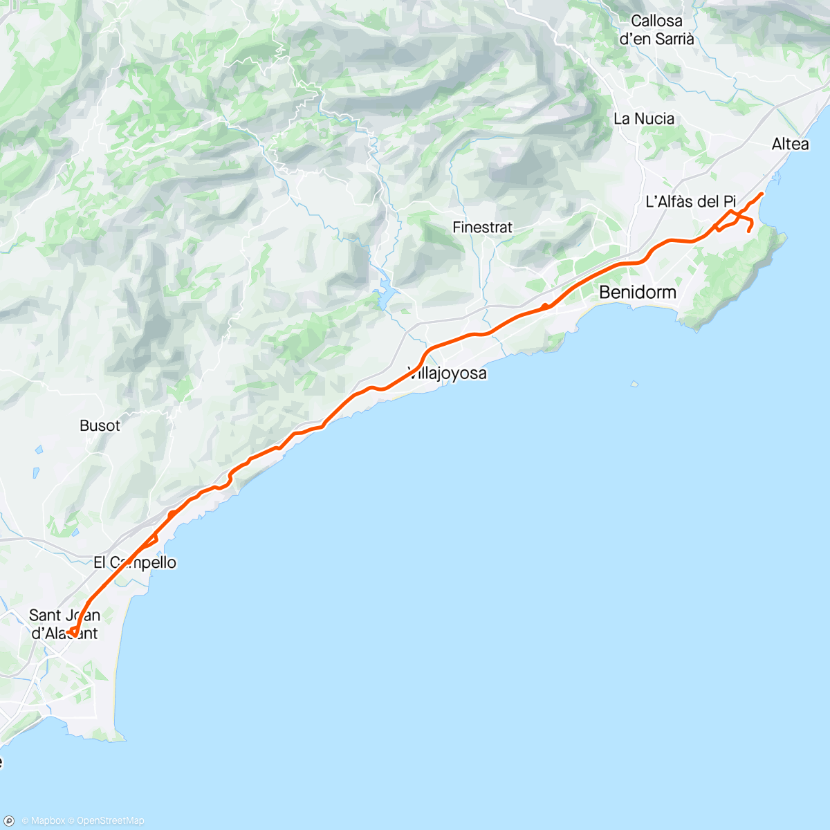 Map of the activity, San Juan with KjellO