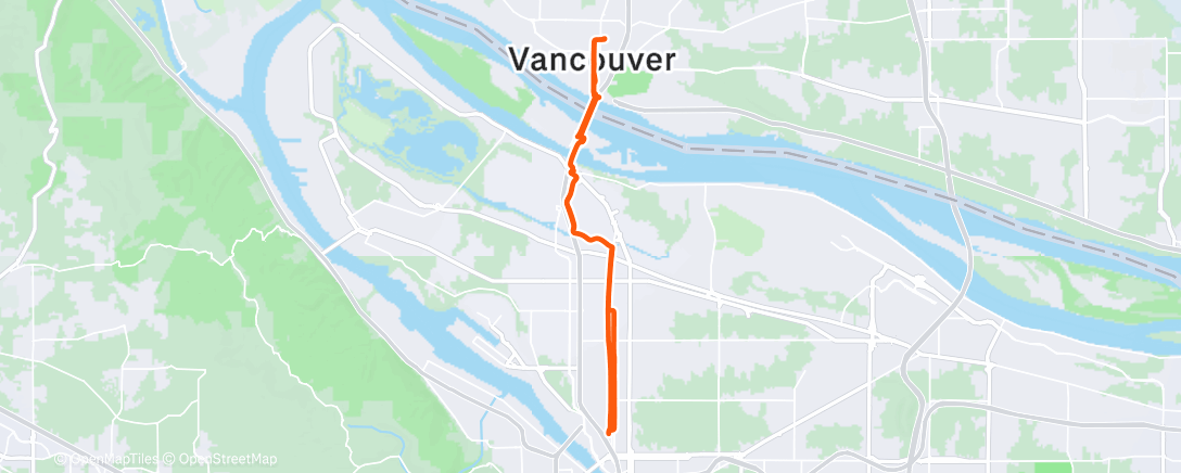 Map of the activity, Afternoon Ride