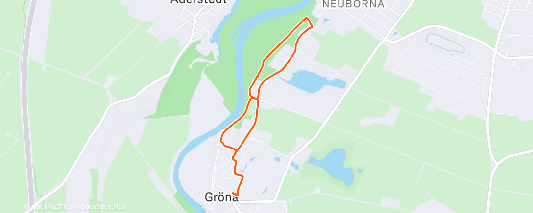 Map of the activity, 🏃‍♀️ Lauf am Morgen