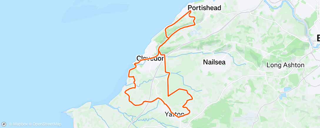 Map of the activity, Morning Ride