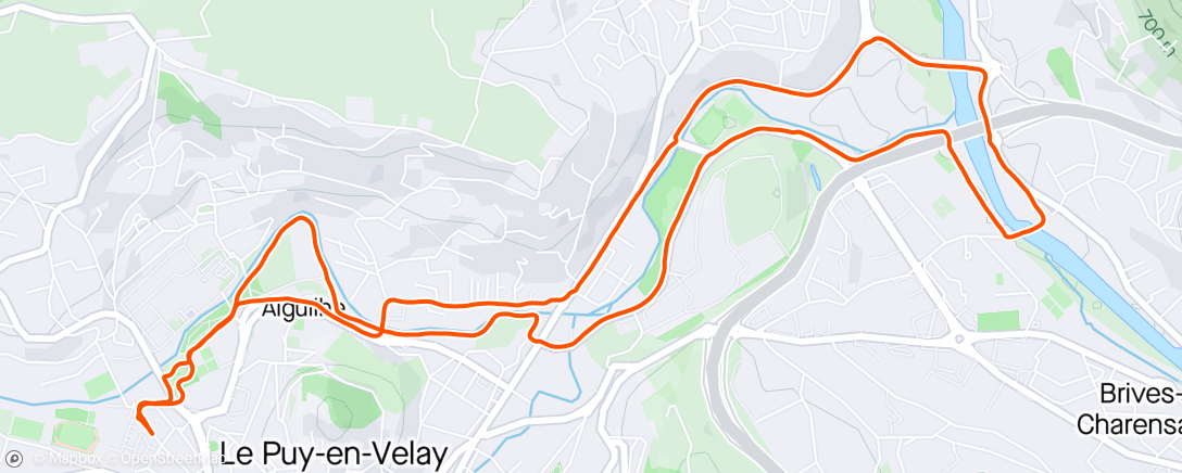 Map of the activity, Le Puy - Pont de La Chartreuse