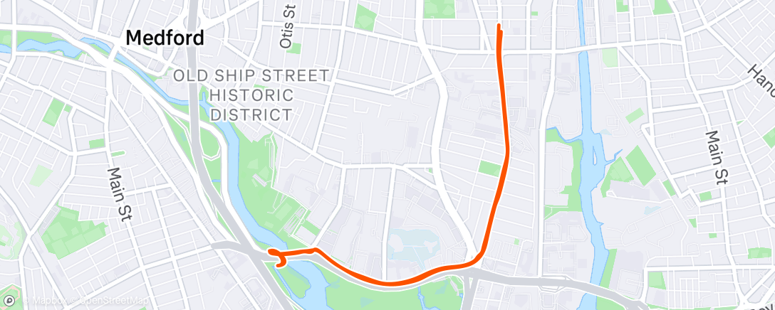 Map of the activity, Pre Race