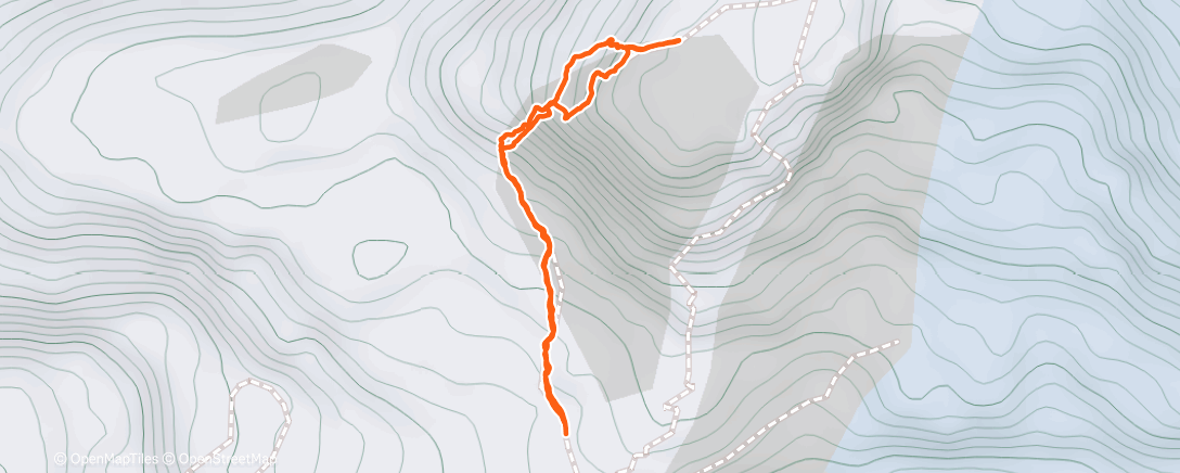 Mapa de la actividad (Morning Trail Run)