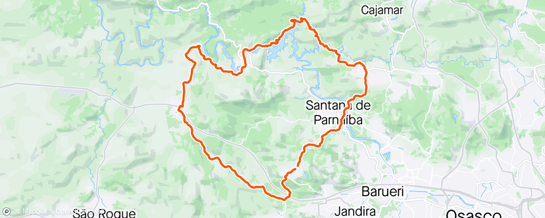 Map of the activity, 033 - Aldeia/Geocal/Pirapora/Araçariguama/Aldeia