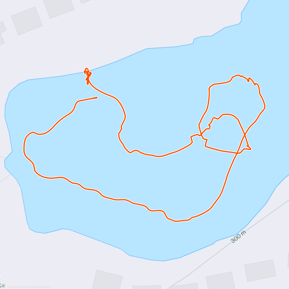 Map of the activity, Adrift after dinner
