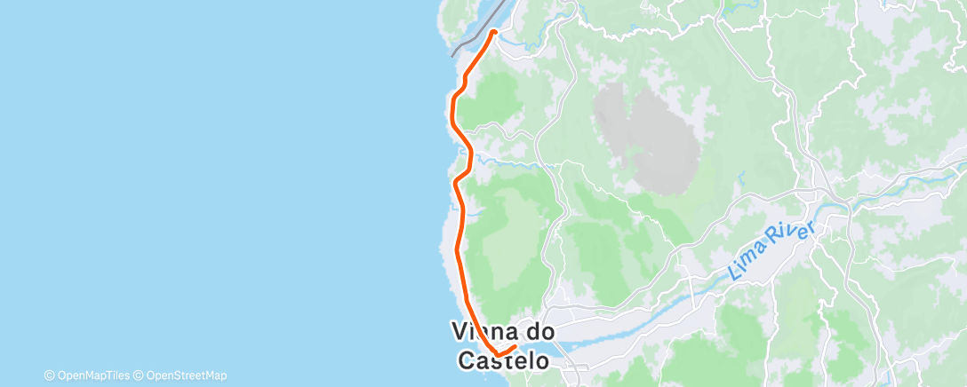 Карта физической активности (Morning Ride pós S Silvestre)