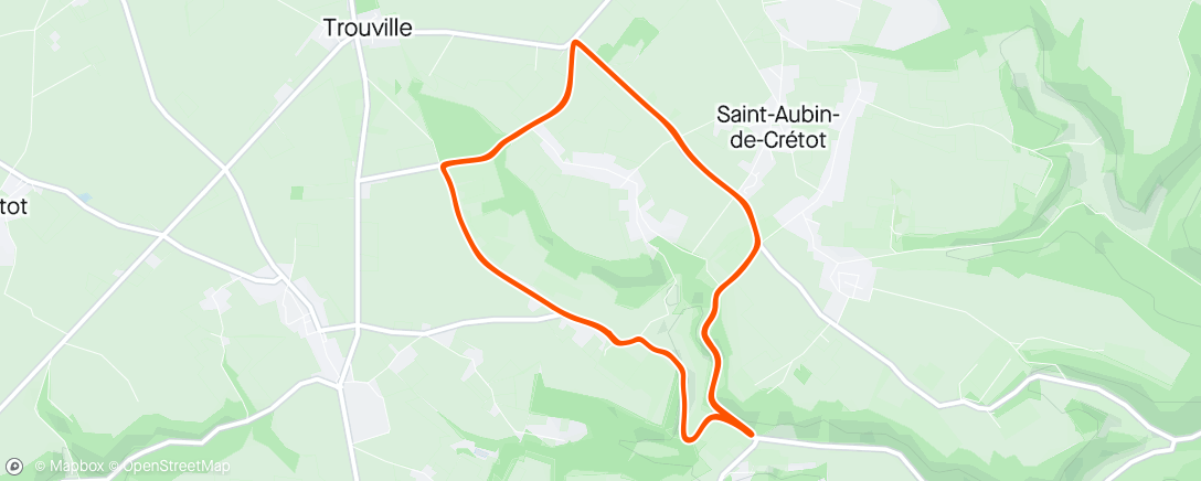 Map of the activity, Saison 2024 #14 - 3eme étape TVS - Saint-Nicolas-de-la-Haye - 2eme montée sur 9 fatale...
Je ne passerai donc jamais cette bosse...