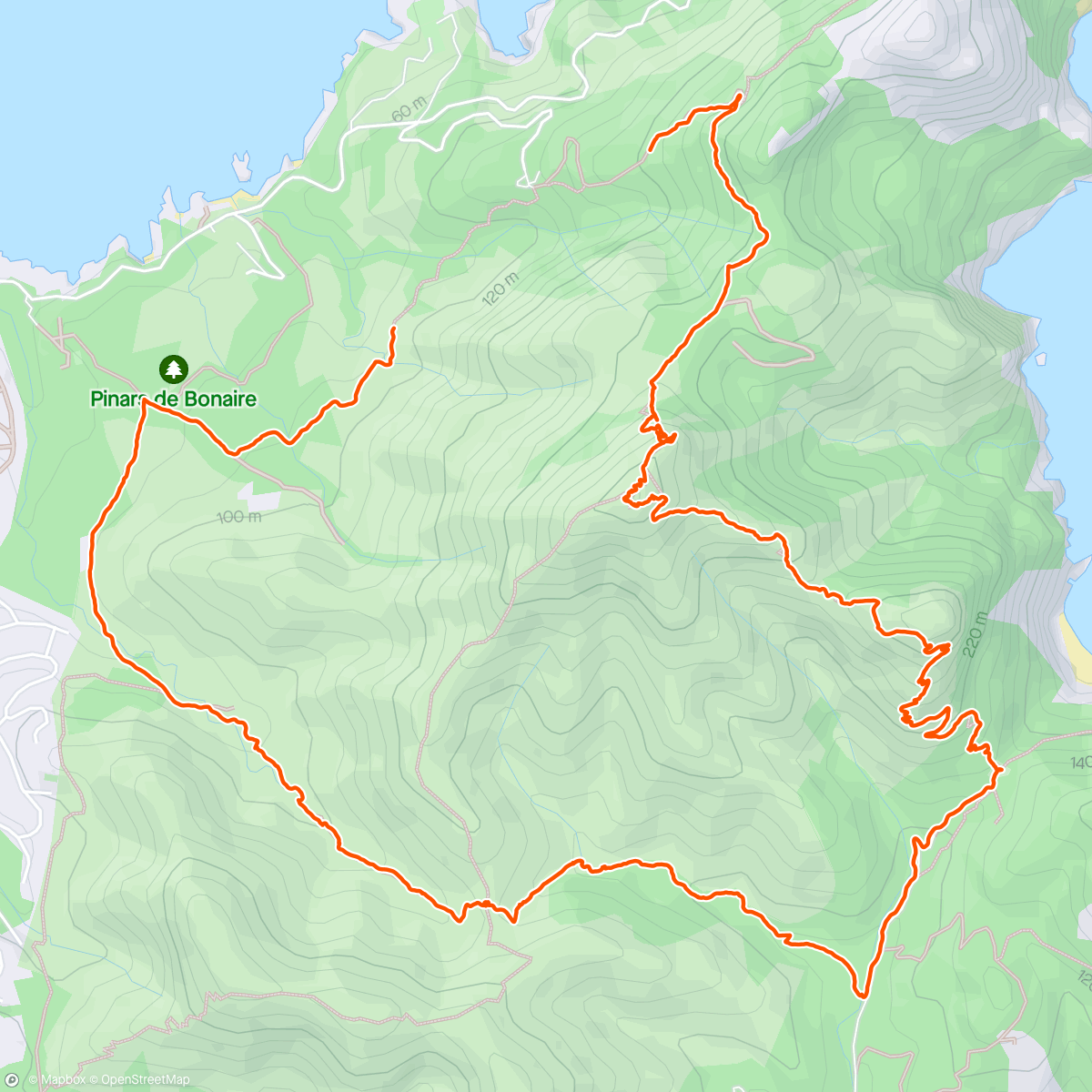 Map of the activity, Wandern