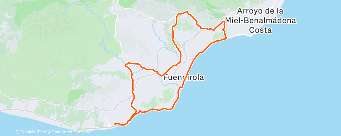 Map of the activity, Morning Ride