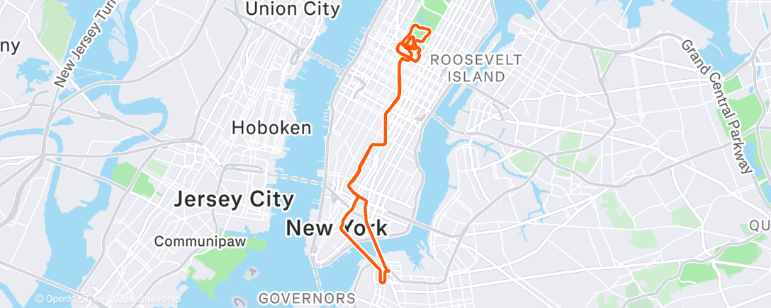 Map of the activity, Zwift - Overgeared (SS) on Stay Puft Pursuit in New York