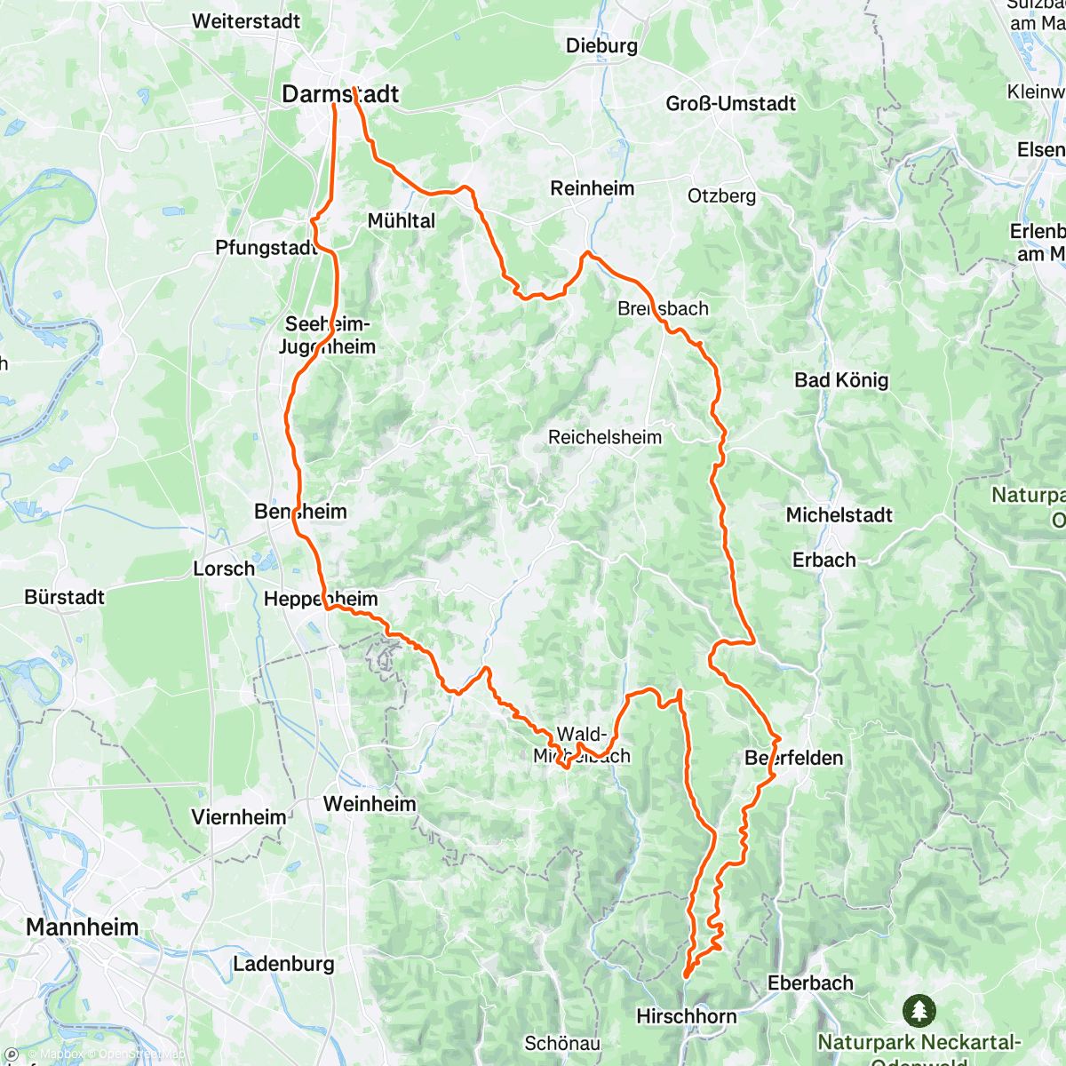 Map of the activity, Forstarbeit