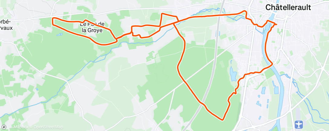 Map of the activity, Sortie vtt