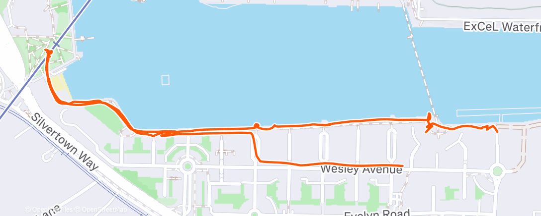 Карта физической активности (Afternoon Walk)