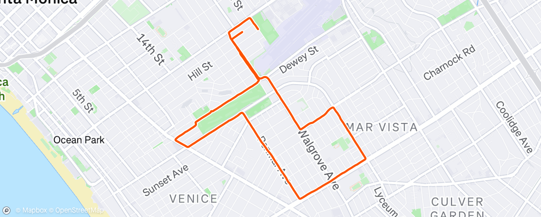 Map of the activity, Steady 6 with Connor