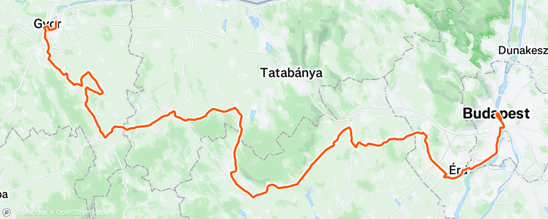 活动地图，Tour of Hungary #1