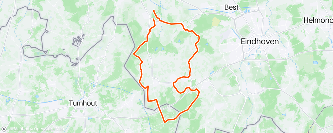 Map of the activity, Rondje Kempen gravelbike 🇳🇱🇧🇪
