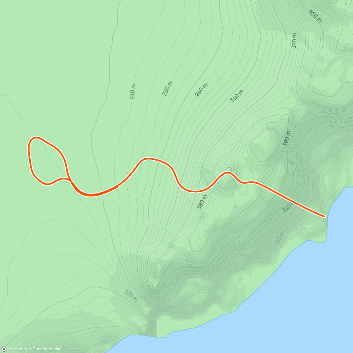 Map of the activity, Zwift - Pacer Group Ride: Tempus Fugit in Watopia with Coco