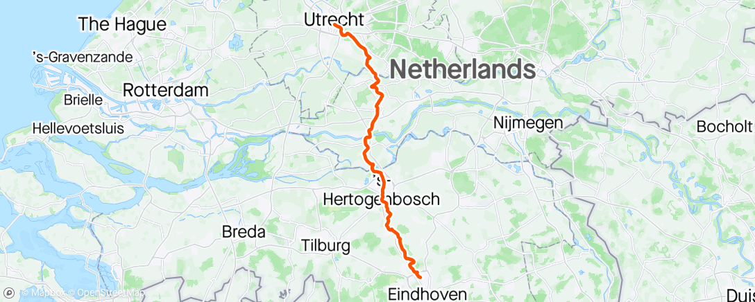 Map of the activity, Utrecht - Woensel