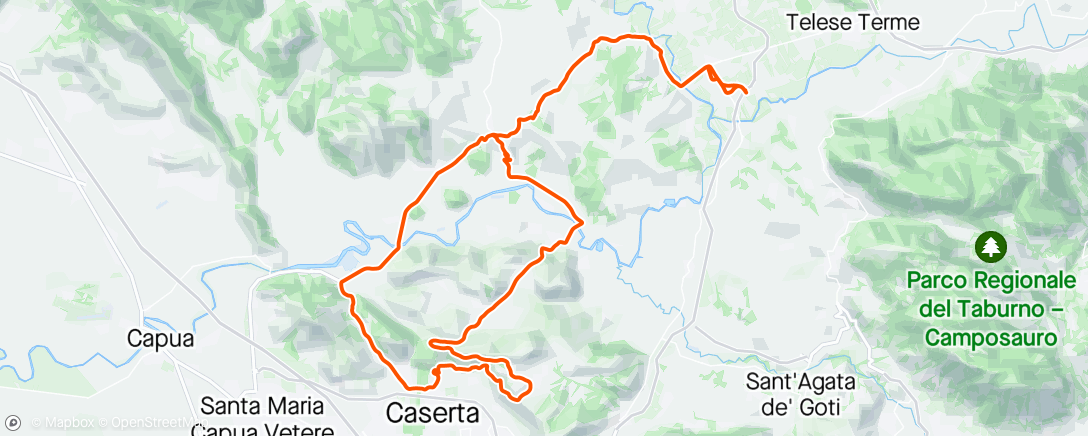 Map of the activity, Caiazzo/Gradilli/Casertavecchia 🙋‍♂️🙋‍♂️🙋‍♂️