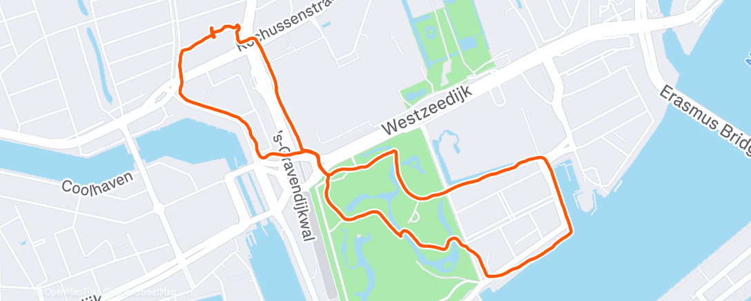 Map of the activity, ✨Paps eerste rondje hardlopen✨