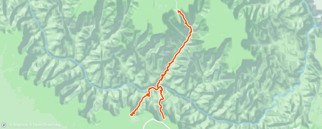 Map of the activity, Grand Canyon rim to rim to rim
