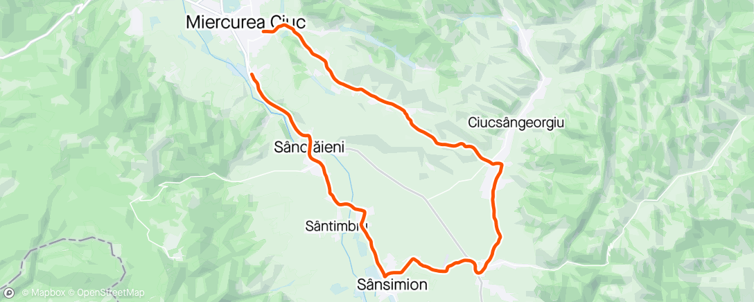 Map of the activity, Gabbii