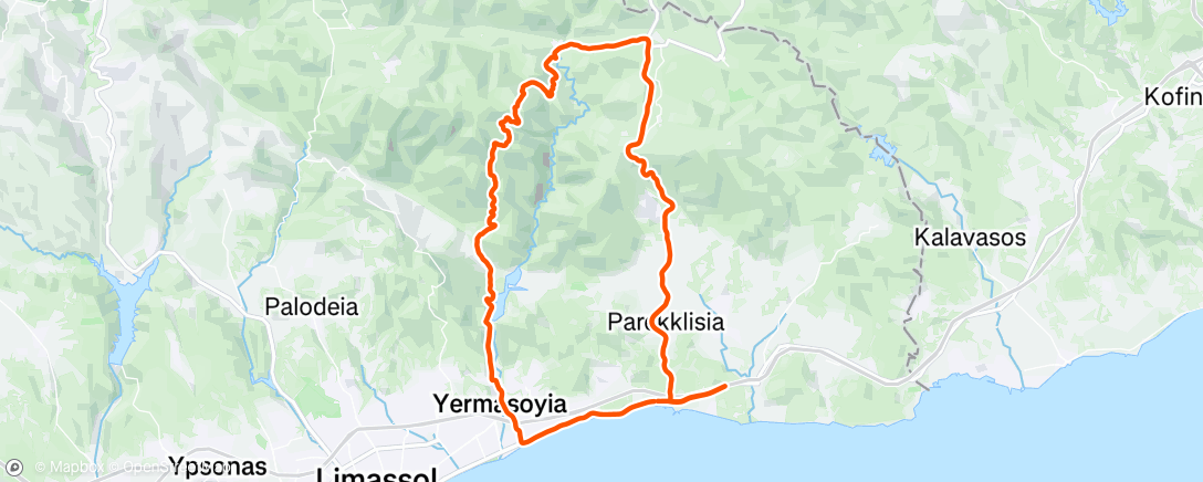 Map of the activity, Recovery