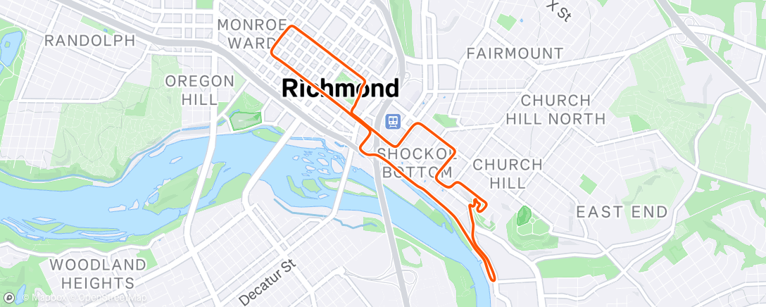 Map of the activity, Zwift - Cobbled Climbs in Richmond